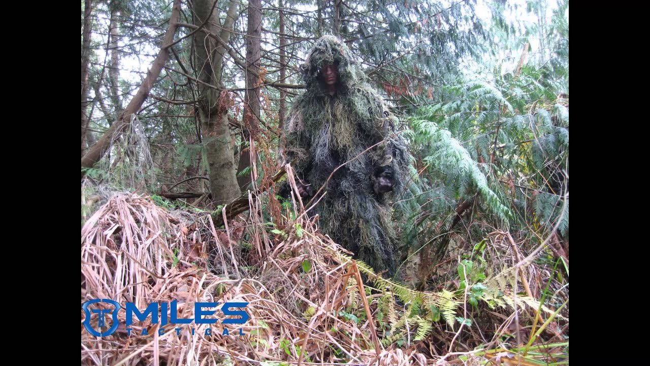 Woodsman Ghillie Suit Jacket and Pants Field Demo